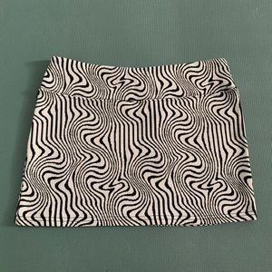 Urban Outfitters Printed Low-Rise Mini Skirt